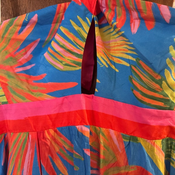 Farm Rio Painted Birds Maxi Dress Size XL (12/14) - Picture 2 of 6